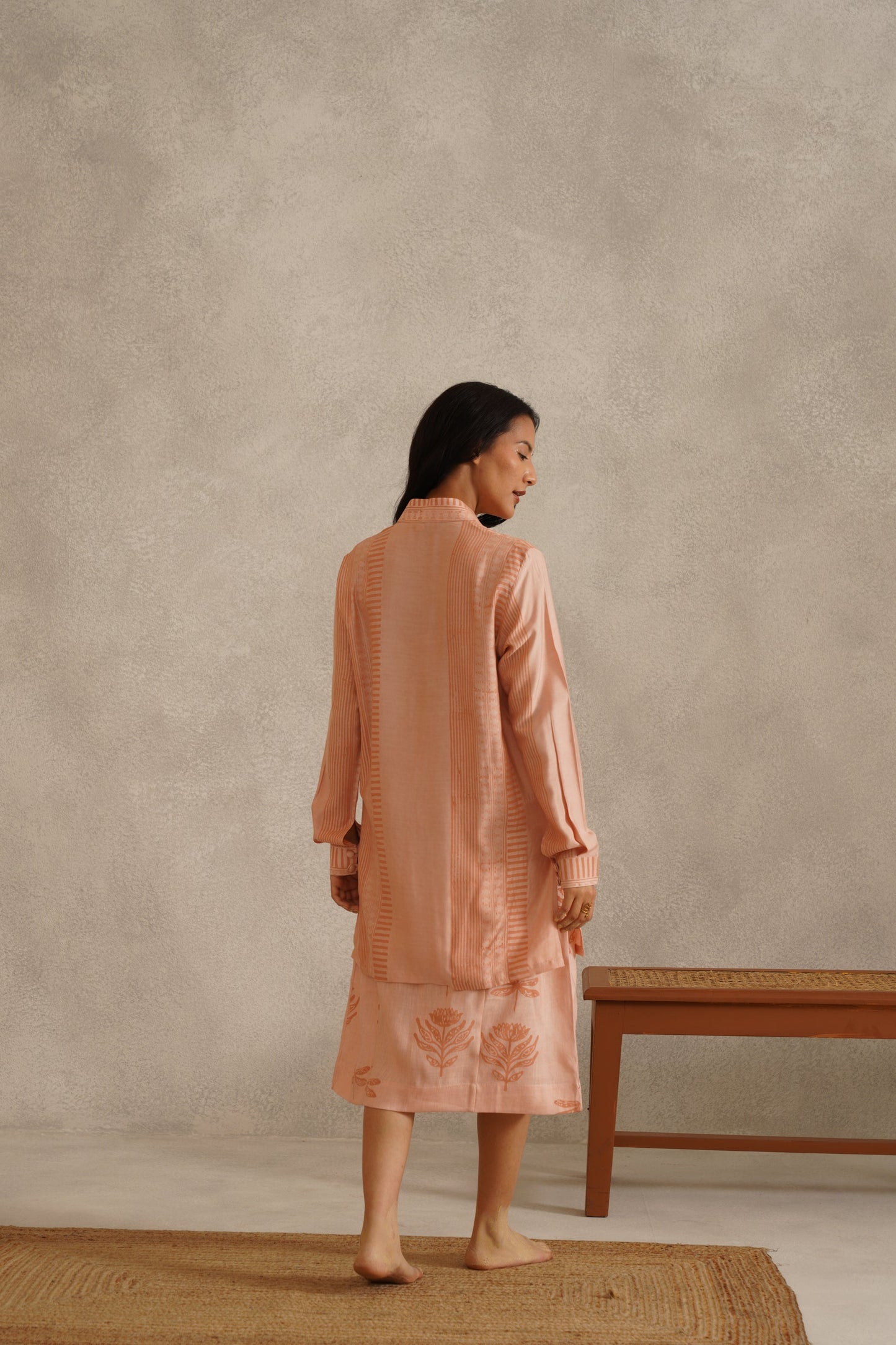 Resilience Kurta | Salmon Pink