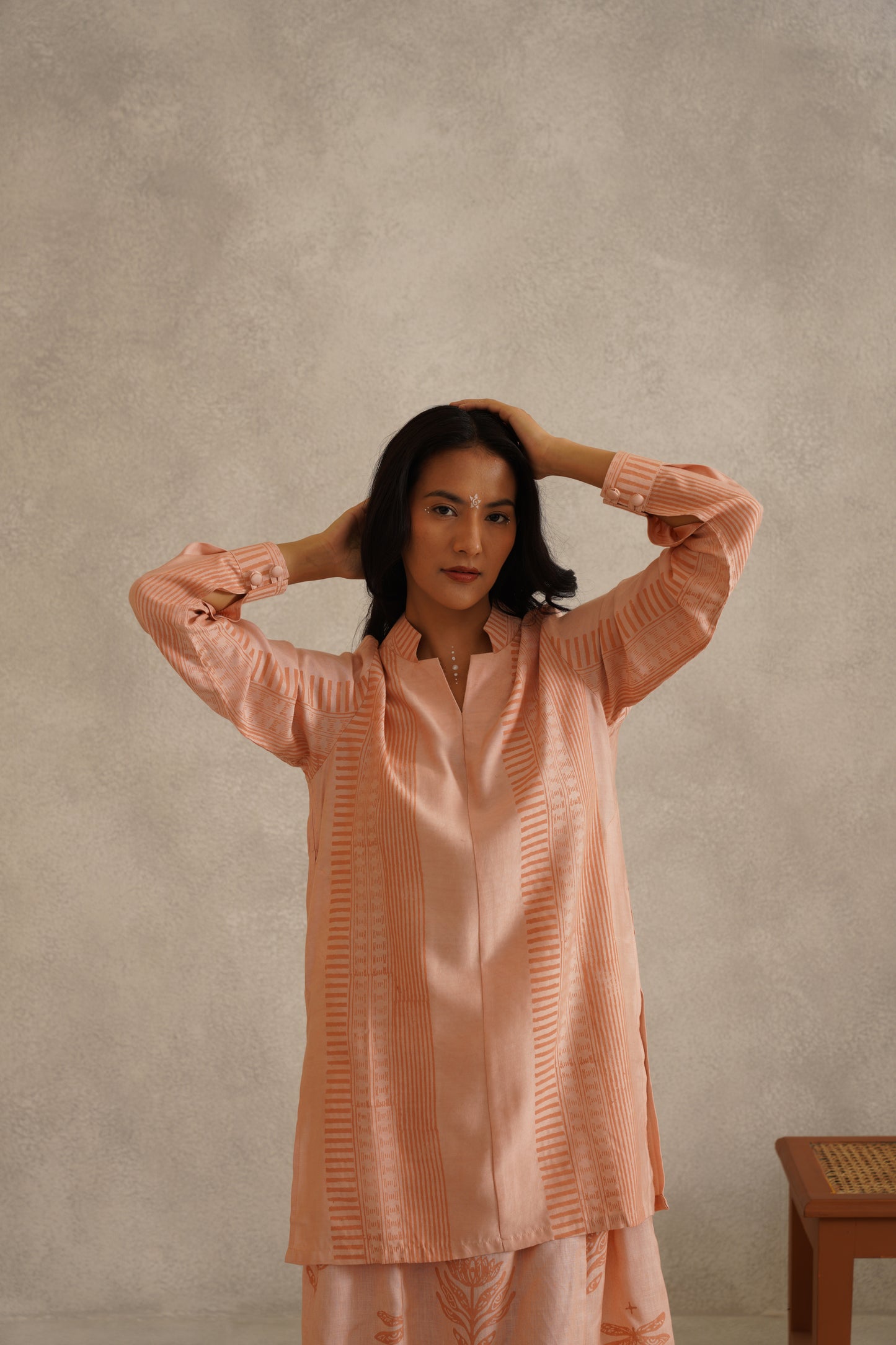 Resilience Kurta | Salmon Pink