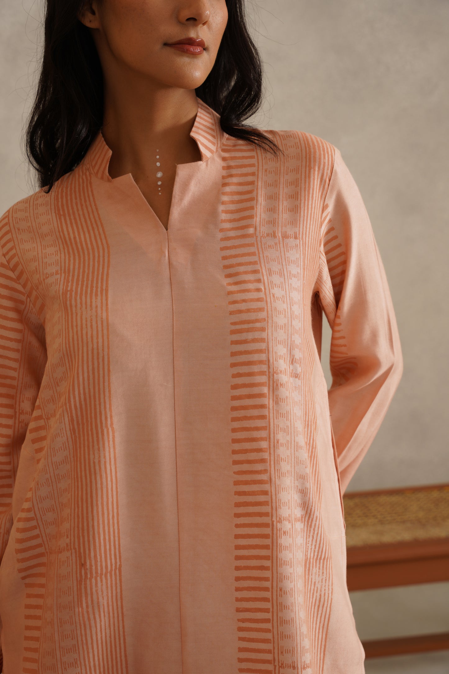 Resilience Kurta | Salmon Pink