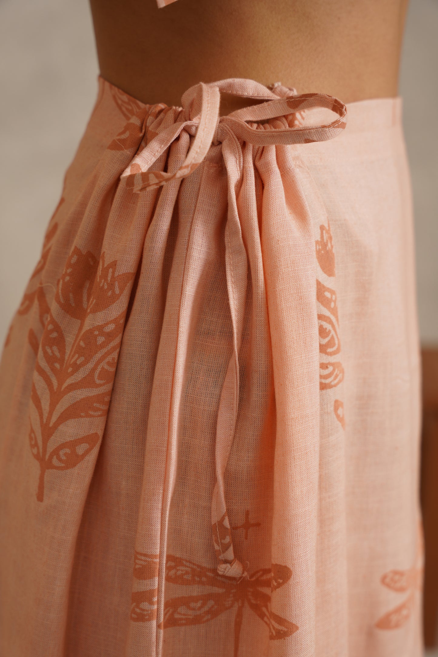 Grace Skirt | Salmon Pink