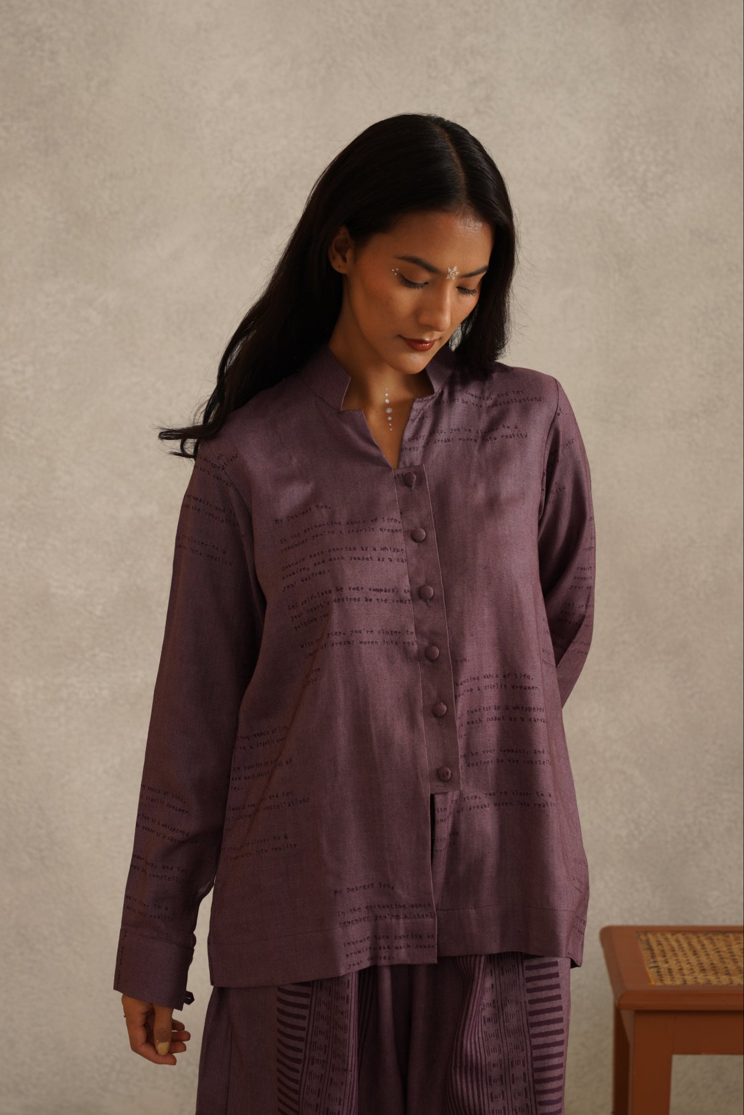 Anchor Shirt | Purple