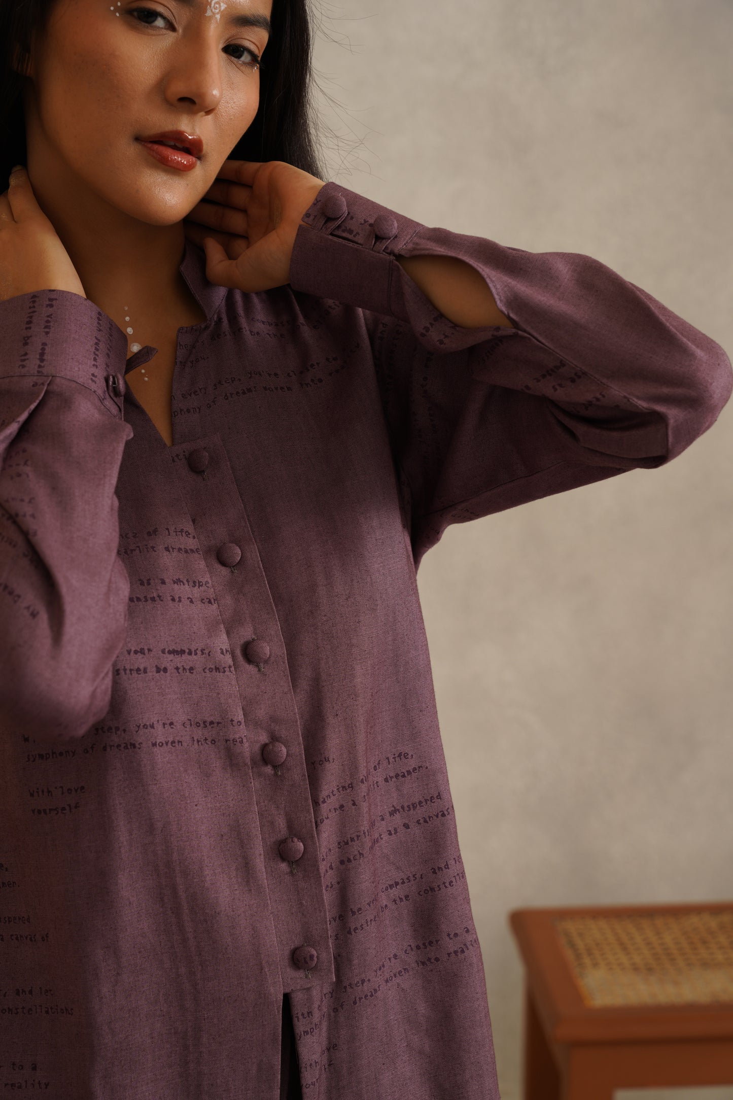 Anchor Shirt | Purple