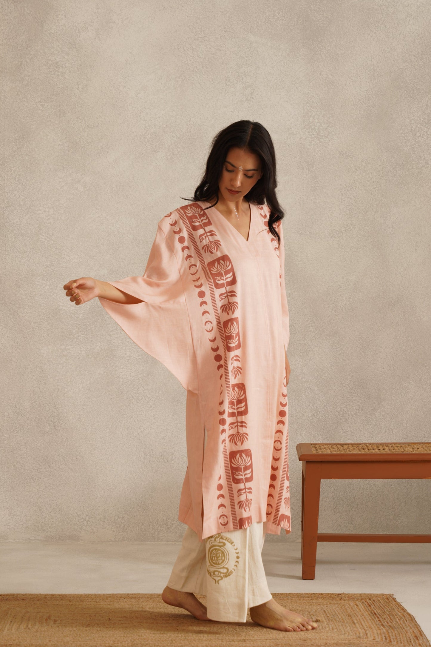 Solace Kurta | Salmon Pink