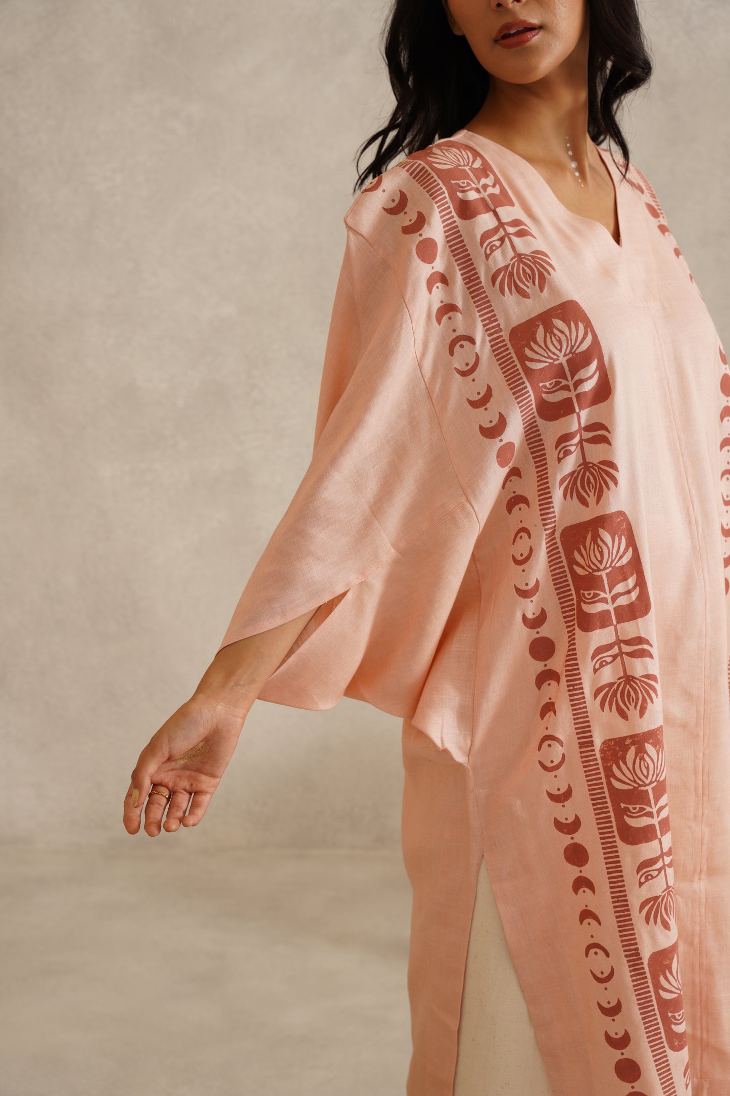 Solace Kurta | Salmon Pink