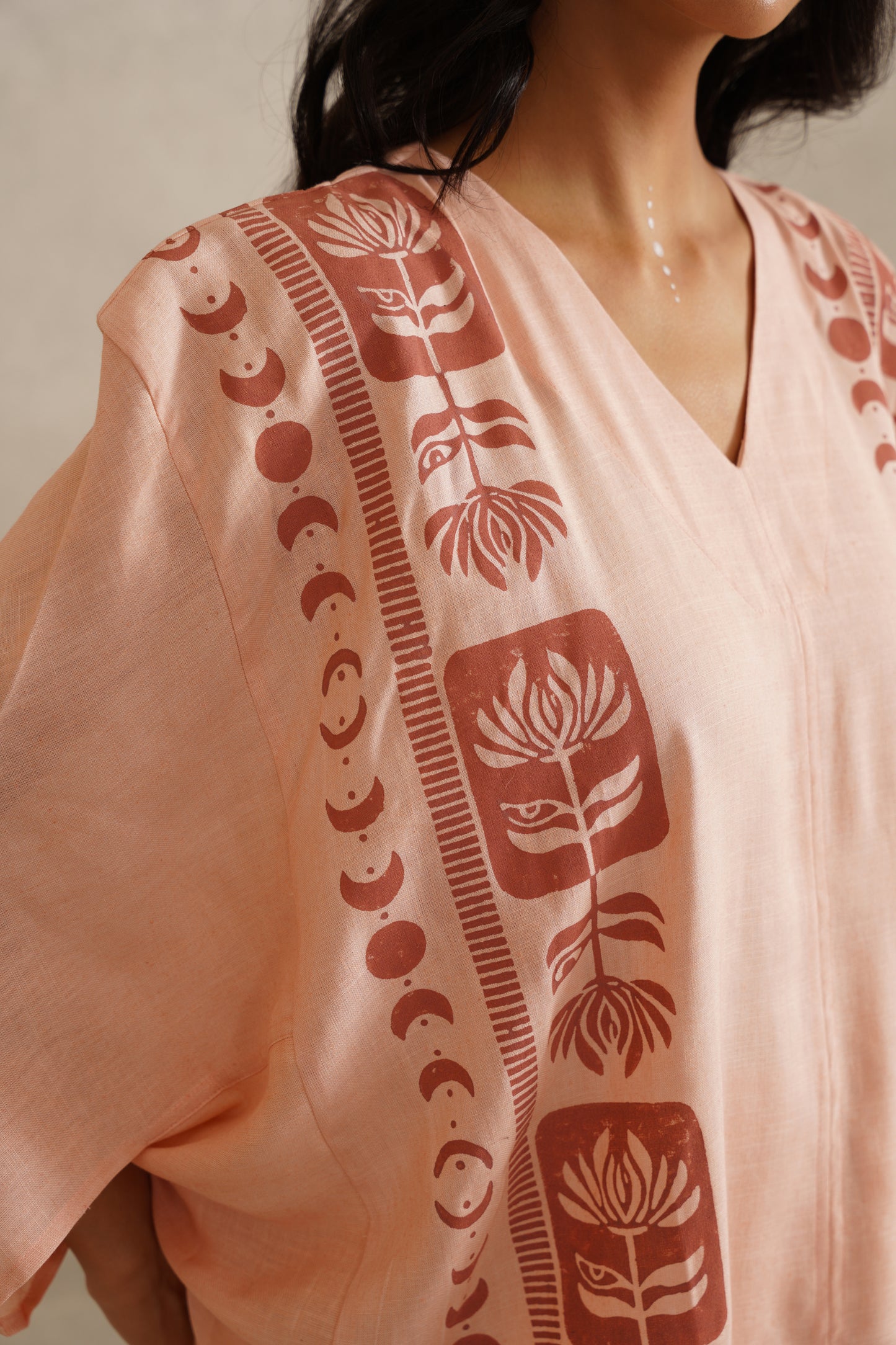 Solace Kurta | Salmon Pink