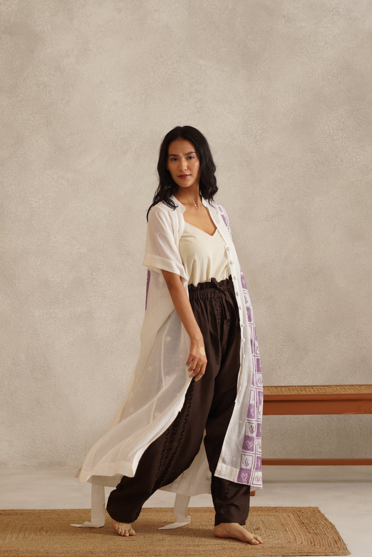 Flow Kaftan | White