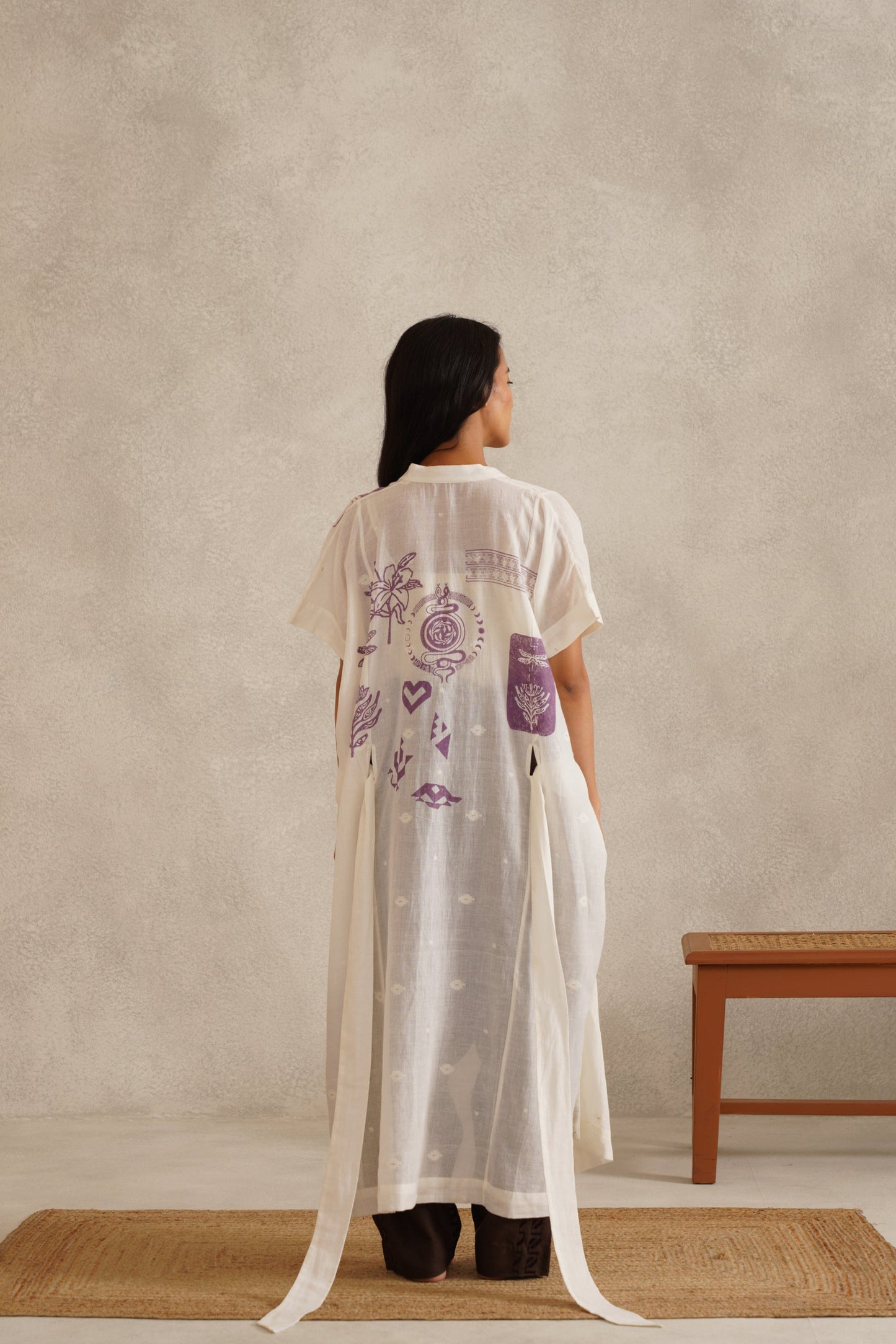 Flow Kaftan | White