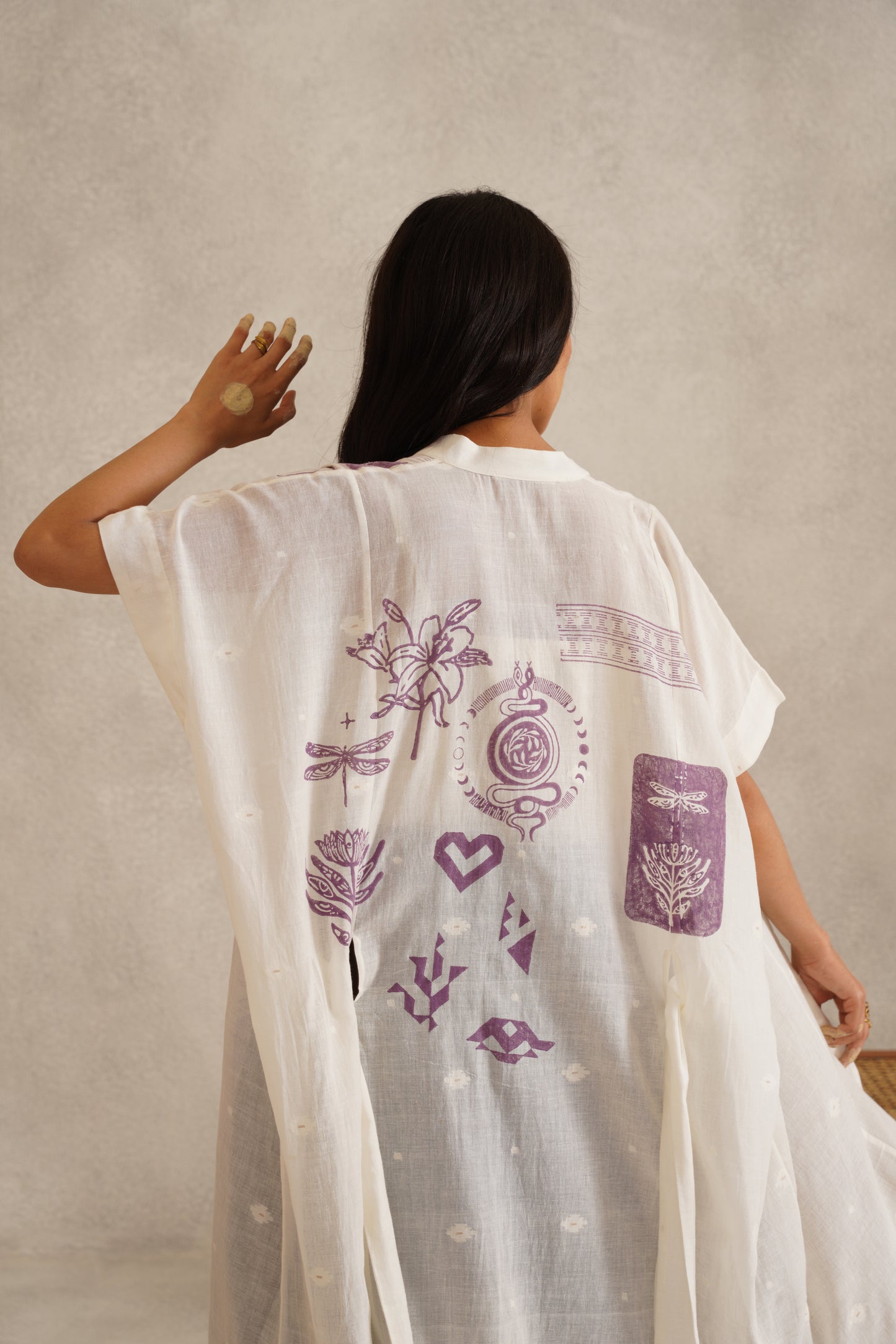 Flow Kaftan | White