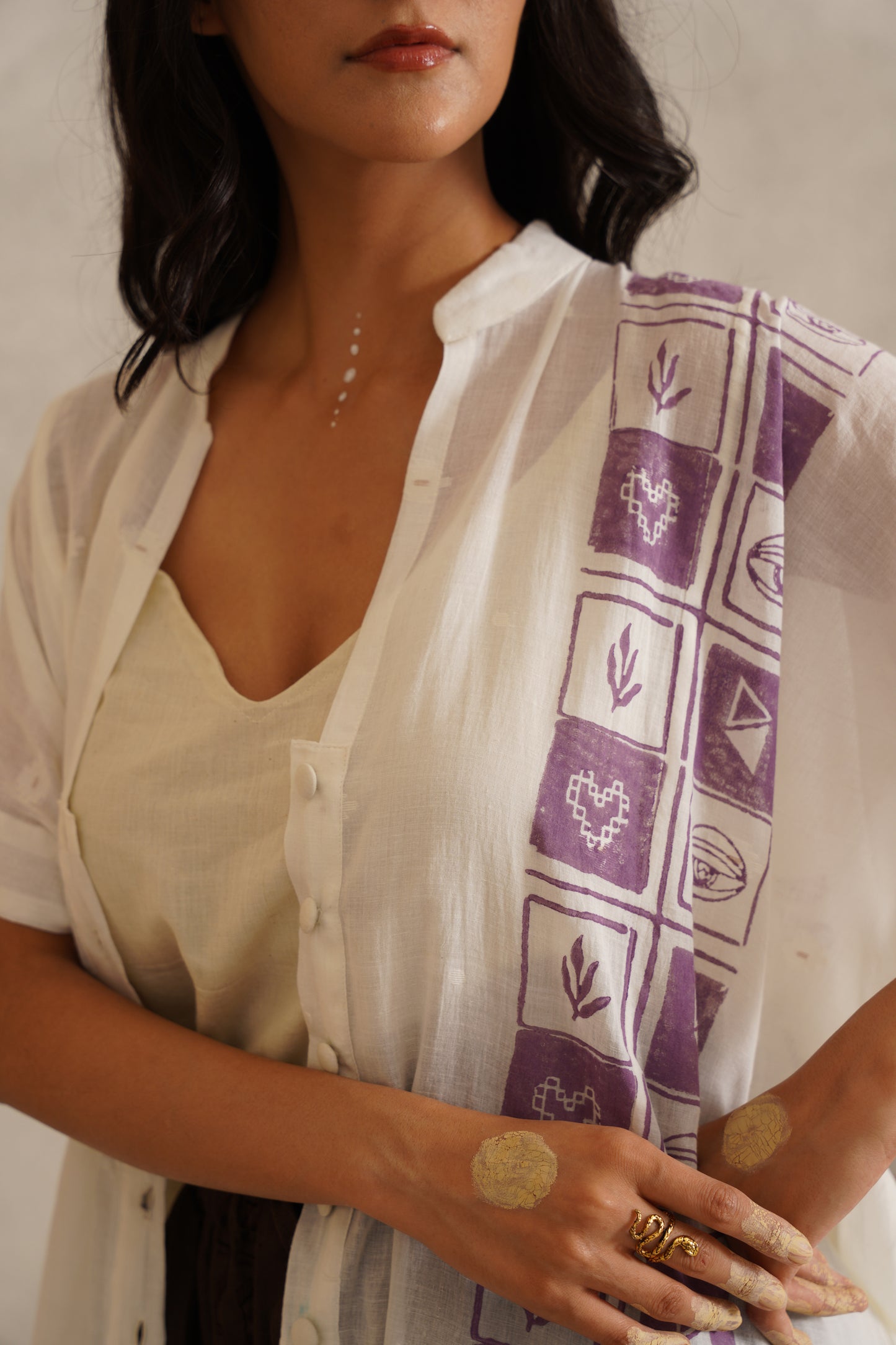 Flow Kaftan | White