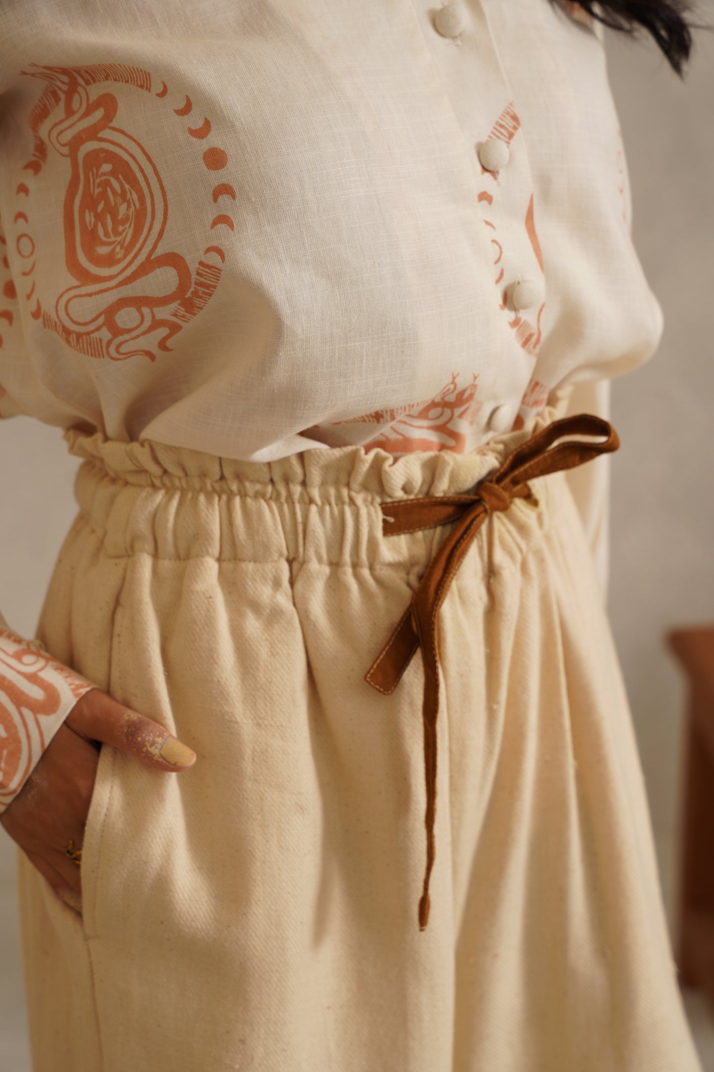 Grounded Shorts | Cream White
