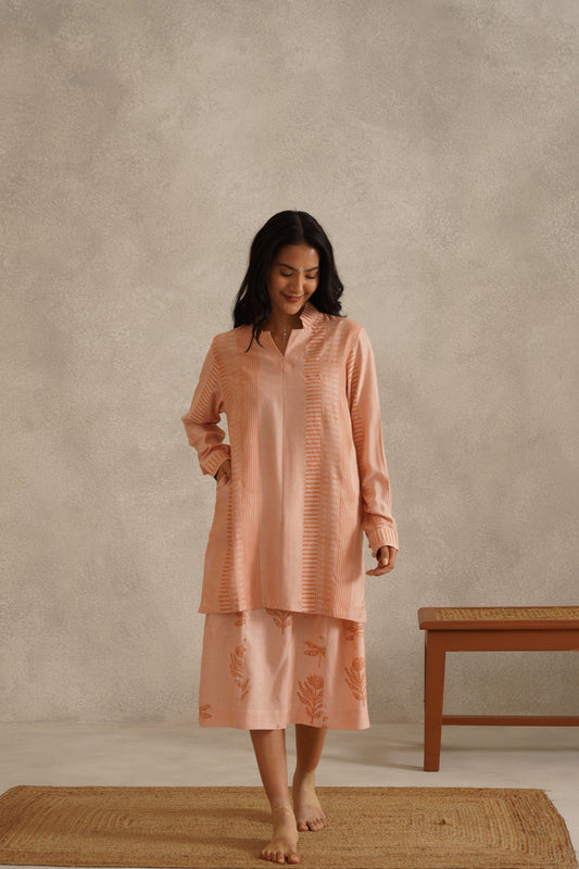 Resilience Kurta | Salmon Pink