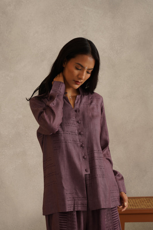 Anchor Shirt | Purple