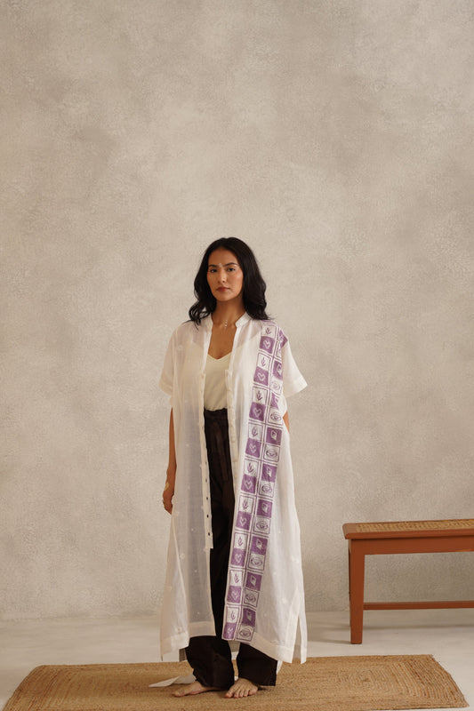 Flow Kaftan | White