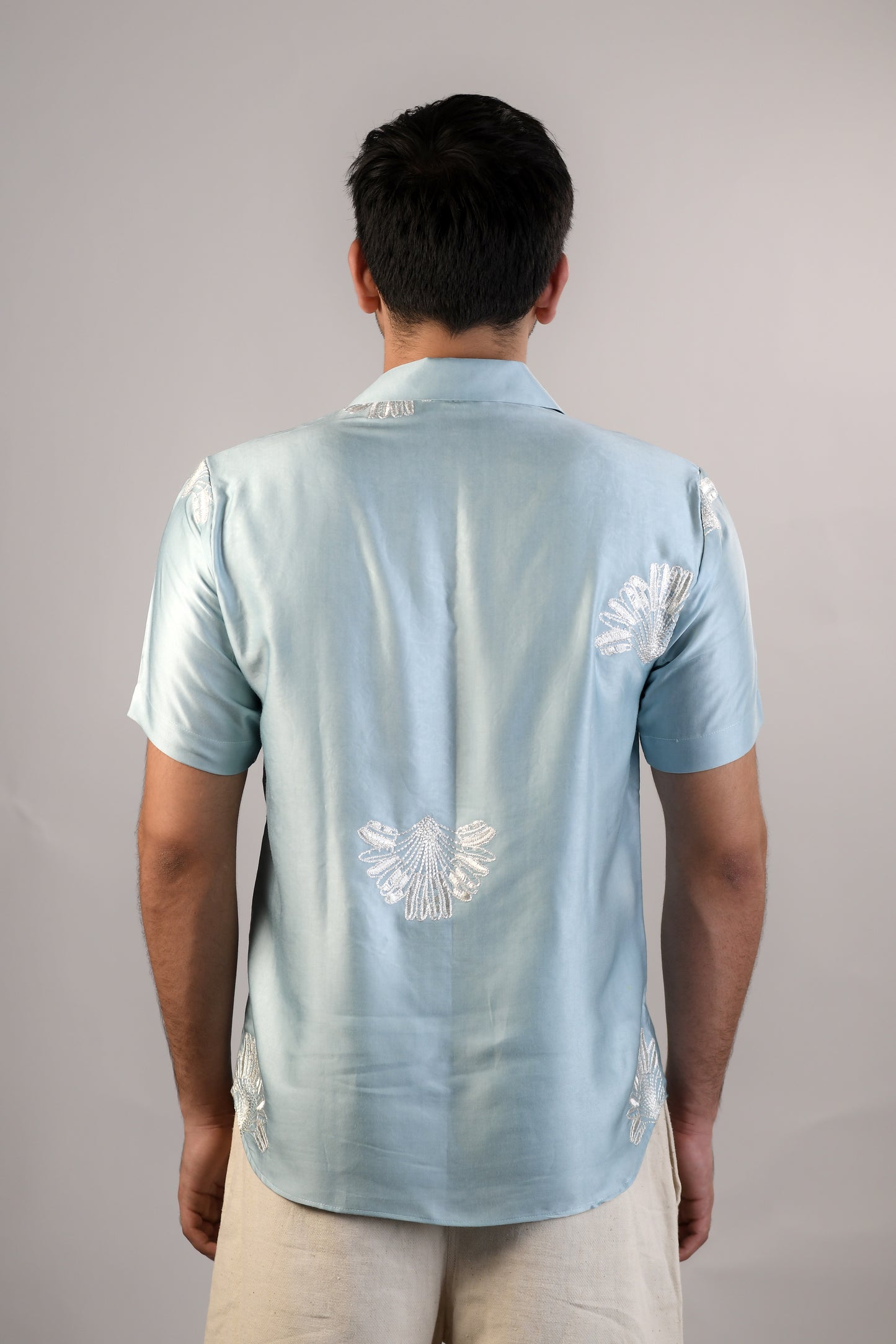 Palm | Powder Blue | Unisex Lounge Shirt