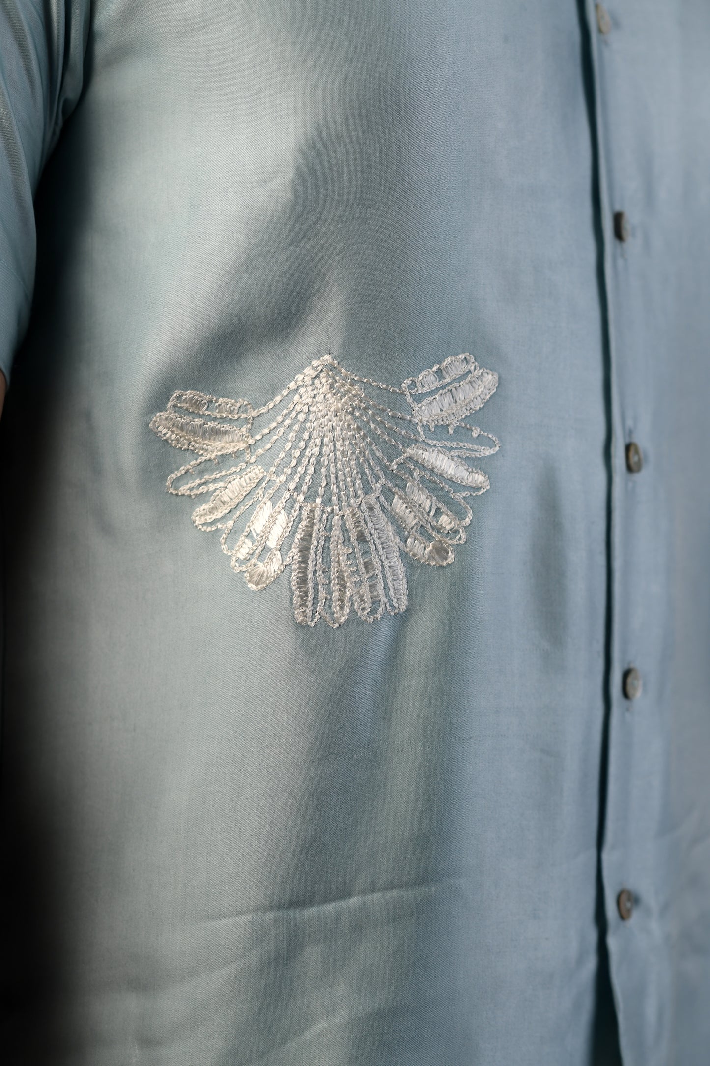 Palm | Powder Blue | Unisex Lounge Shirt