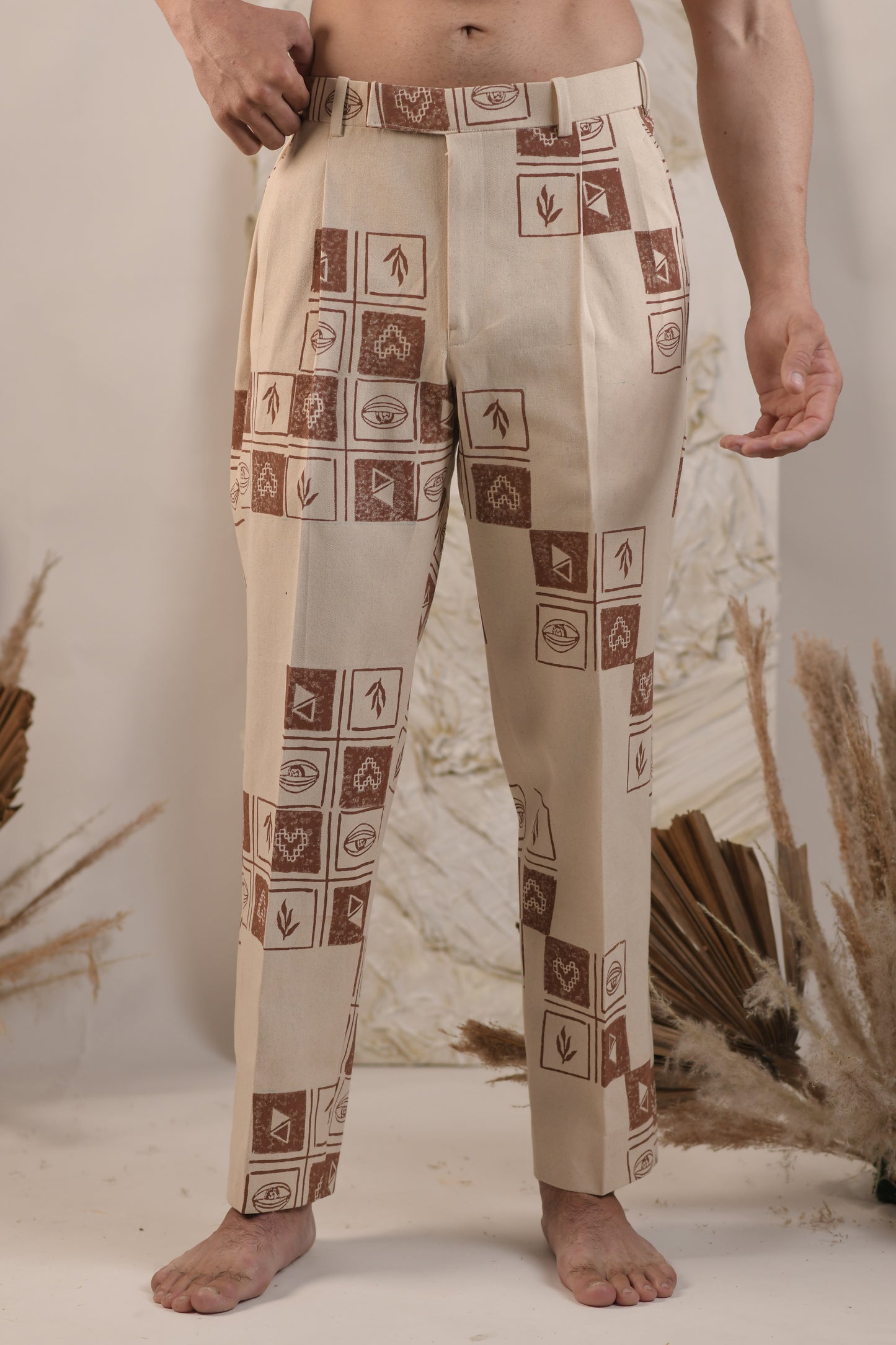 Coterie | Straight Pant | Block Printed