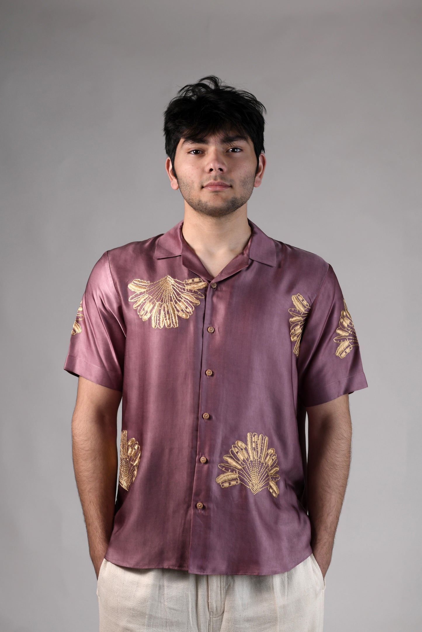 Onion Pink Palm | Unisex Lounge Shirt