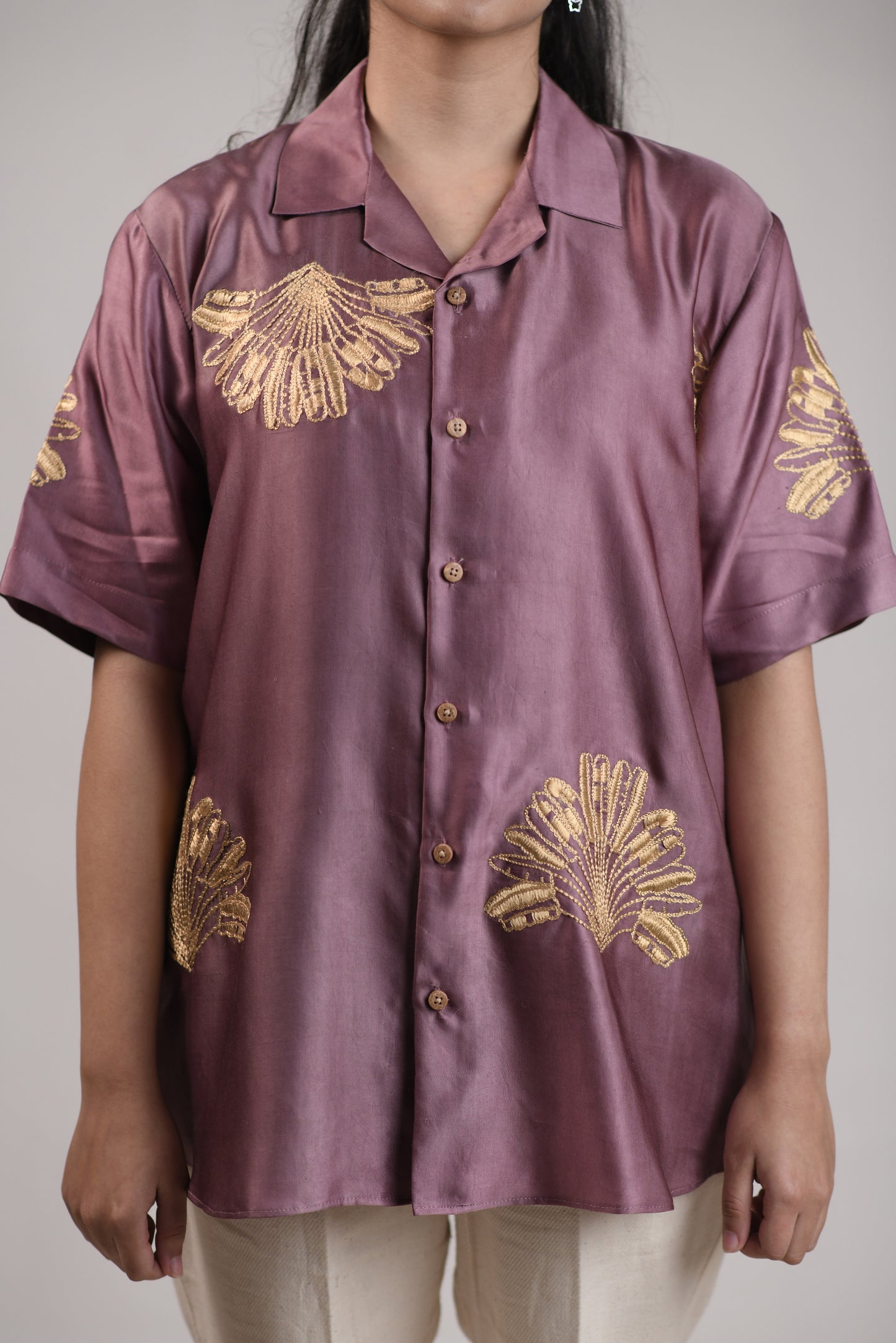 Onion Pink Palm | Unisex Lounge Shirt