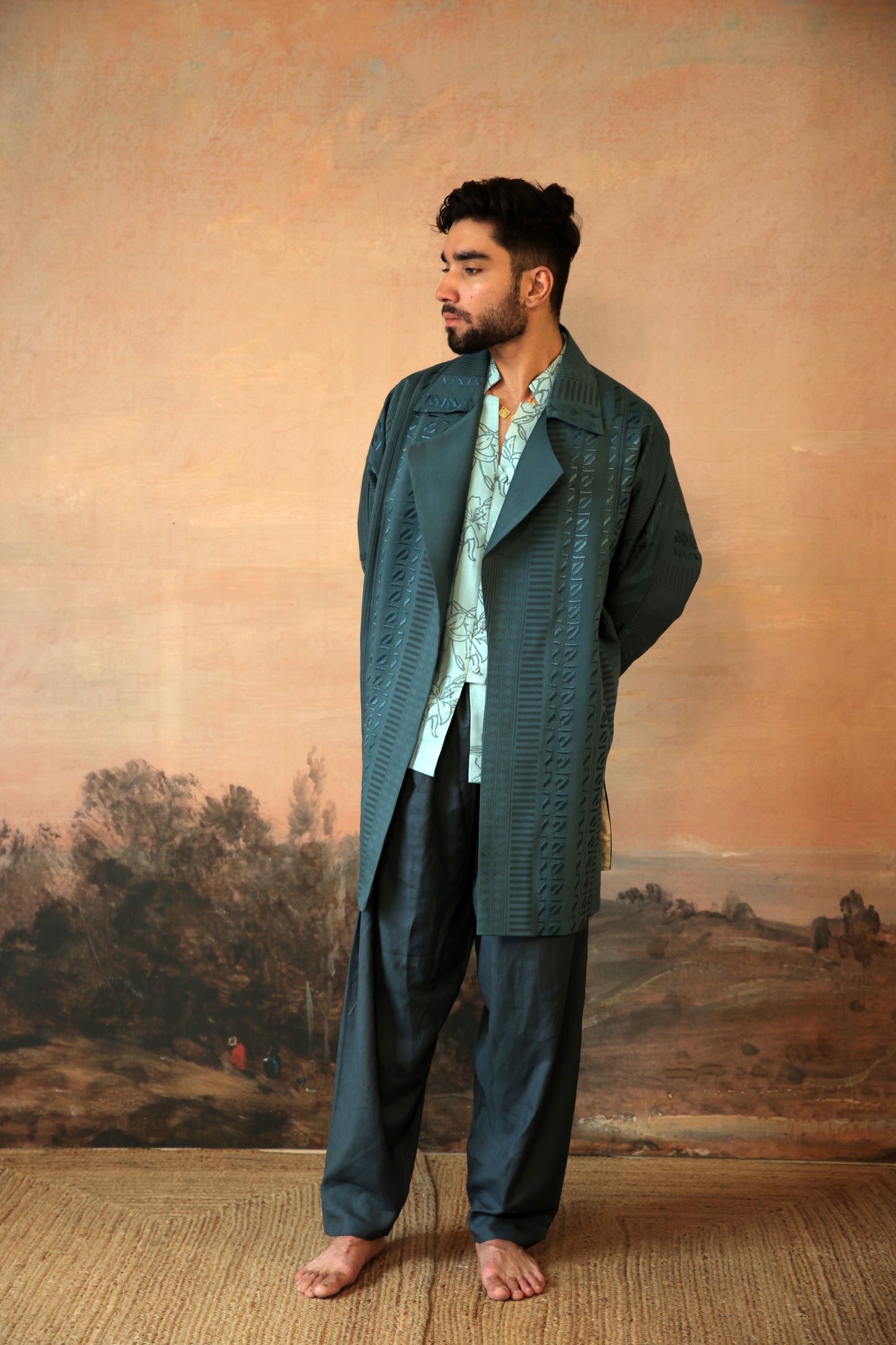 Kimono Trench 2 / Blue